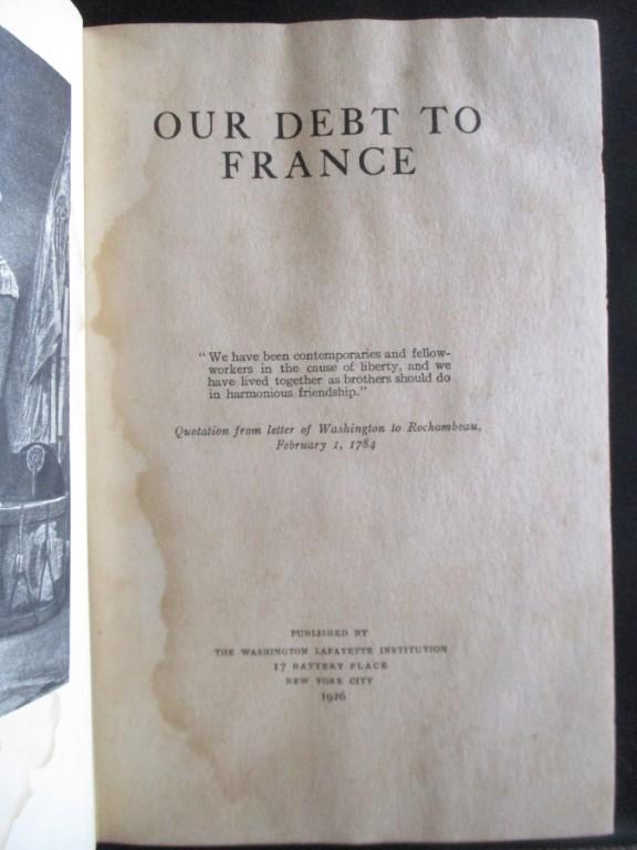 Our Debt To France (1 of 3)