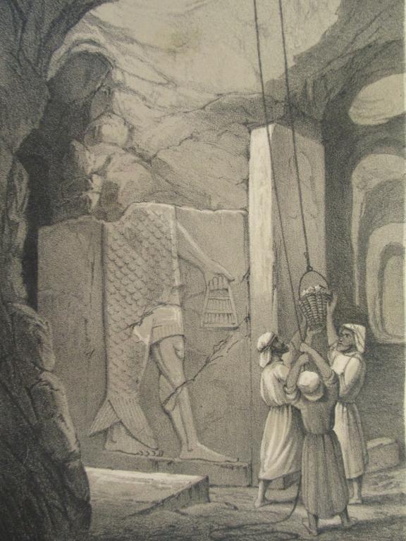 Egypt - Fish God  Kouyunjik 1852 (1 of 3)