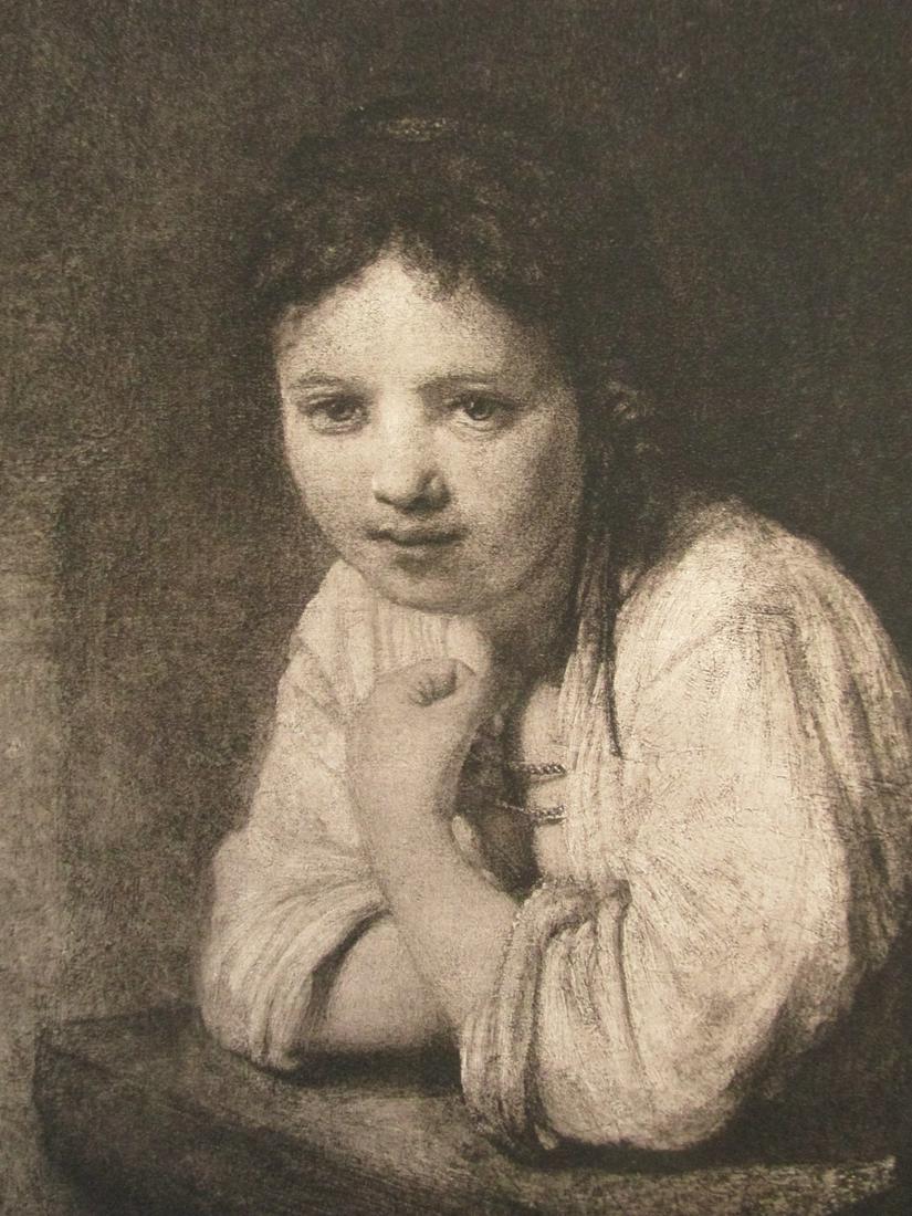 Young Girl at a Window - Rembrandt Van Rijn (1 of 2)