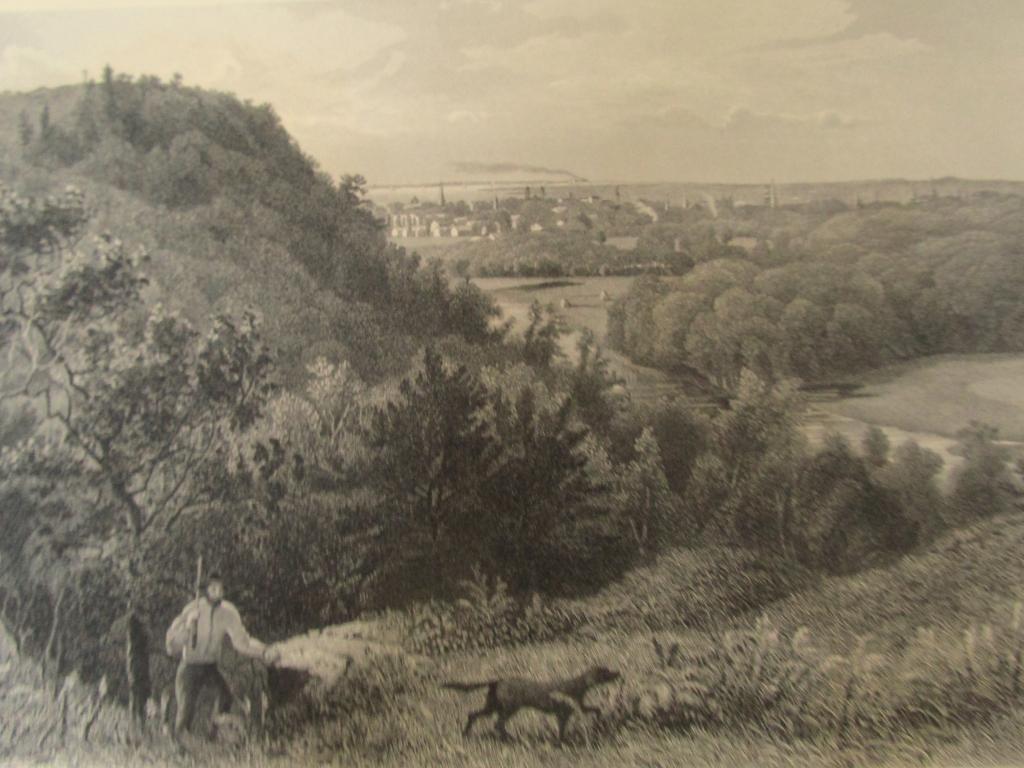 East Rock New Haven Connecticut 1873: East Rock New Haven After Casimir Clayton Griswold. by S. V. Hunt. Connecticut Artist: Casimir Clayton Griswold Print Type: Engraving Date: 1873</