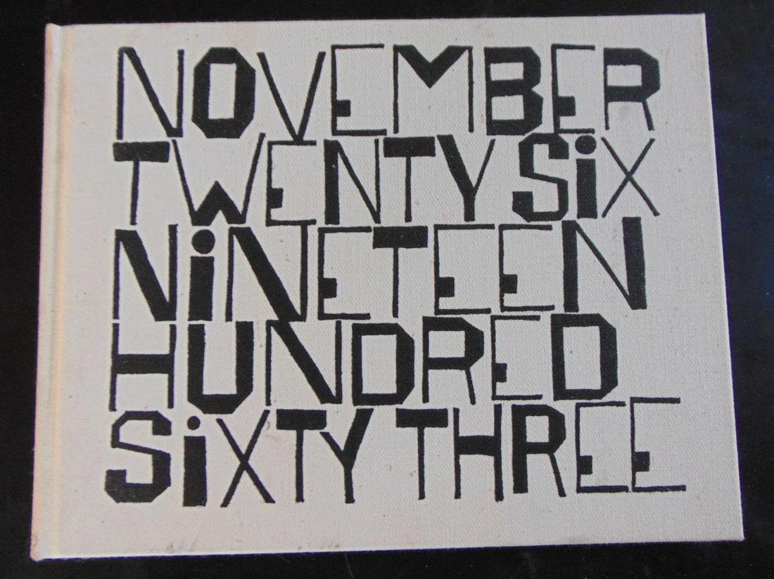 November Twenty Six Nineteen Hundred Sixty Three (1 of 7)