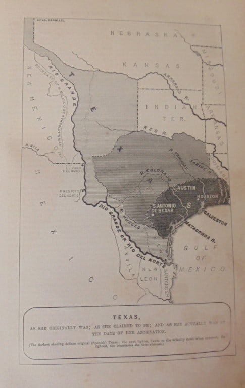 Texas Map ( Civil War) (1 of 3)
