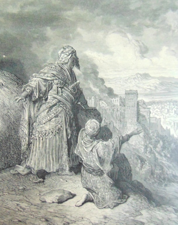 The Holy Sepulchre - Gustave Dore: The Holy Sepulchre Artist: Gustave Dore Print Type: Engraving Signed: Signed in the plate Date: Circa 1880 Dimensions: 14 x 10" Subject: The Crusades - 1200