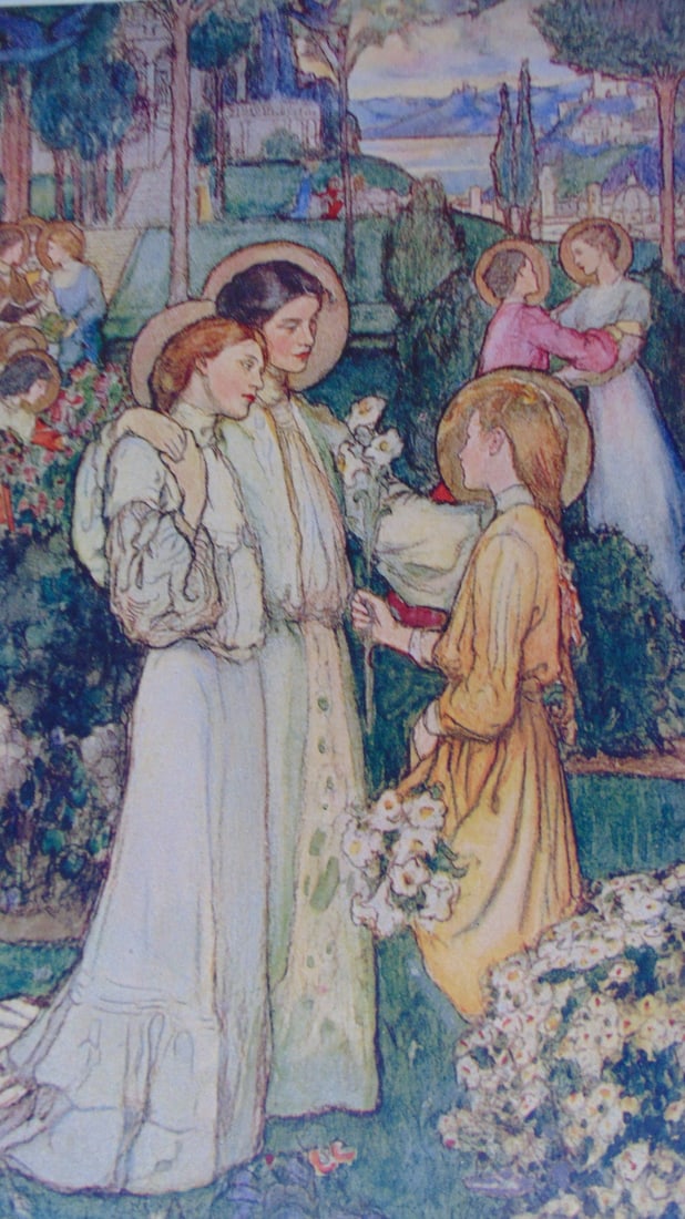 Violet Oakley (1874 – 1961)  The Kingdom of Heaven (1 of 2)