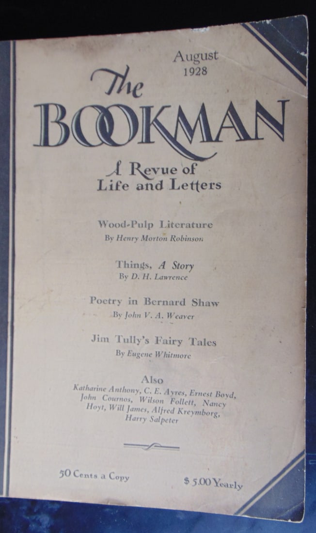 The Bookman - August 1928 (1 of 1)