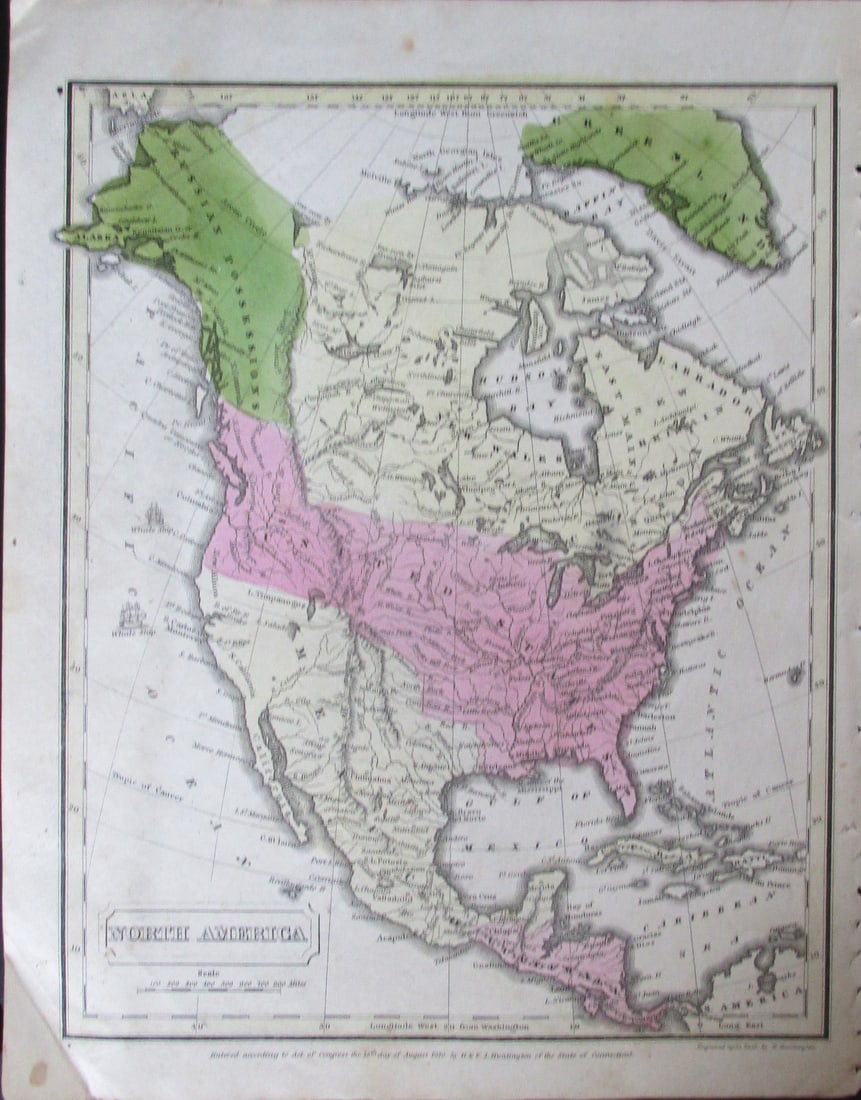 Early Map of North America (1 of 3)