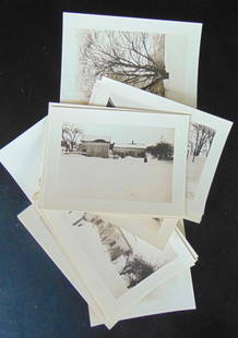 21 Photos from Winter at Woodbourne Dimock PA: 21 Photos from Winter at Woodbourne Dimock PA In original envelope for Xmas., Snow scenes. Dated: Circa 1930's Dimensions: 4 3/4 x 3" Condition Report Very Good Subjec