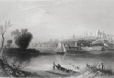 Panoramic View of Albany New York: Panoramic View of Albany New York Artist: William Henry Bartlett Print Type: Engraving Date: Circa 1840 Dimensions: 10 x 7.5 " Subject: 19th Century American Scenes Condition Report: Very Good Plus