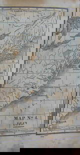 Map 1643 of New England Coast to Carolina: Map Exhibiting the New England Coast to Carolina Map No. 4 Dated: Circa 1840 Dimensions: 6 x 4" Condition Report Toning. Rounded left tips. Good Subject References: 220