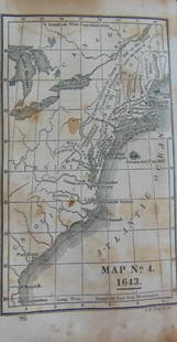 Map 1643 of New England Coast to Carolina: Map Exhibiting the New England Coast to Carolina Map No. 4 Dated: Circa 1840 Dimensions: 6 x 4" Condition Report Toning. Rounded left tips. Good Subject References: 220