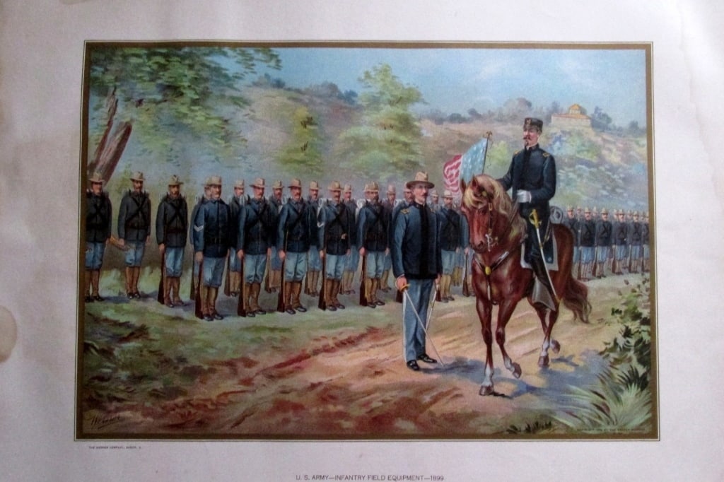 US Army Artillery Field Equipment 1899 (1 of 1)