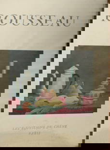 Rousseau ~ Portfolio Les Editions Du Chene Paris: Henri Rousseau Dit Le Douanier 16 prints. Original 14 page text folder present. Artist: Henri Rousseau Date: 1951 Publisher: Les Editions du Chene Origin: Paris France Dimensions: Folio