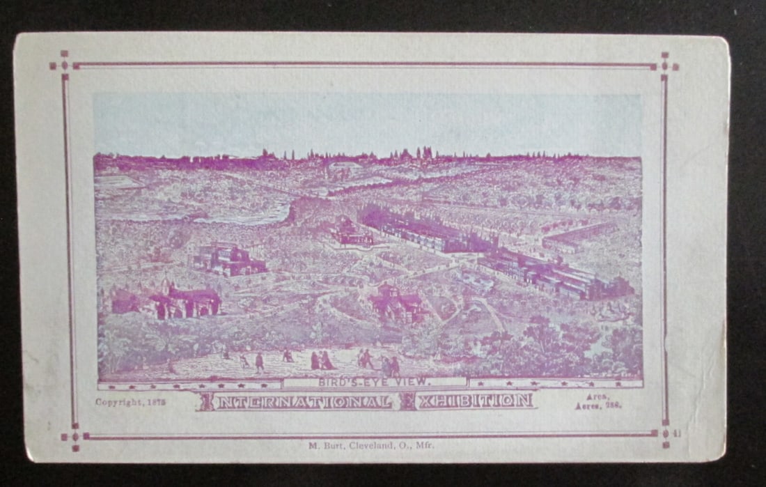 Centennial Exhibition 1876 Bird's Eye View (1 of 1)