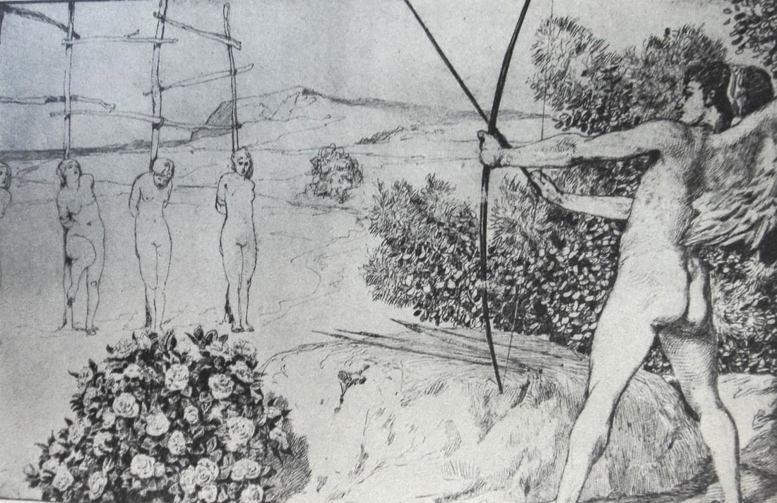 Amor Scheiesst Auf Madchen - Max Klinger (1 of 3)