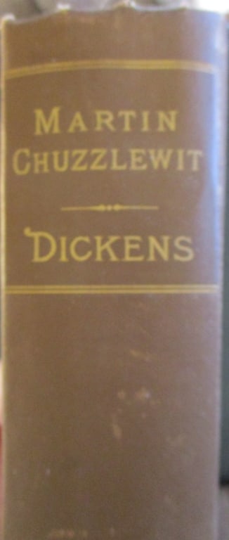 Martin Chuzzlewit - Charles Dickens 1887: The Life and Adventures of Martin Chuzzlewit With Illustrations. 2 volumes in one. Author: Charles Dickens Dated: 1887 Publisher: Pollard & Moss</