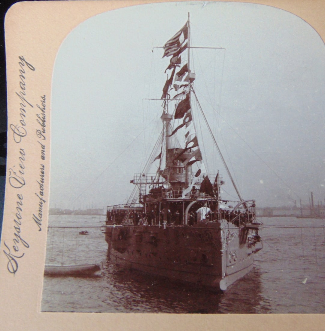 US Battleship Texas - Stereo View (1 of 4)