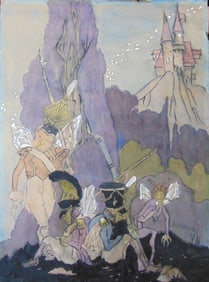 Fairy Soldiers and Castle - Manner of Rackham