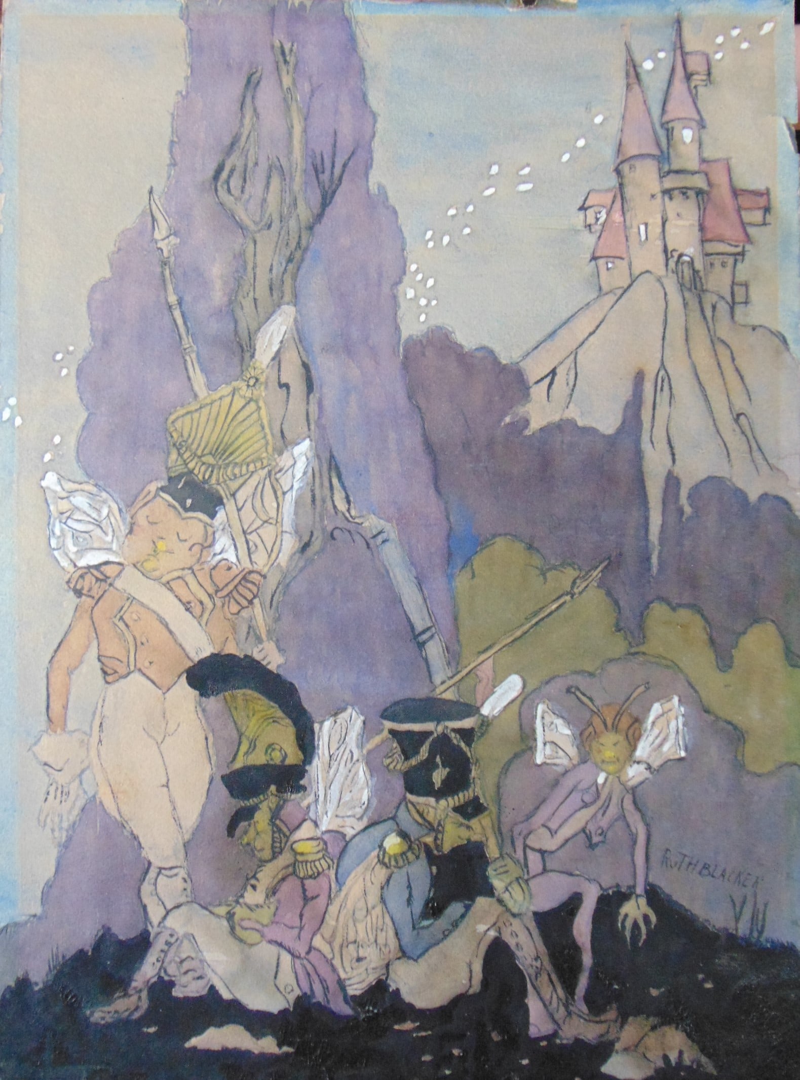 Fairy Soldiers and Castle - Manner of Rackham