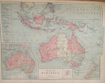 Map of Oceanica