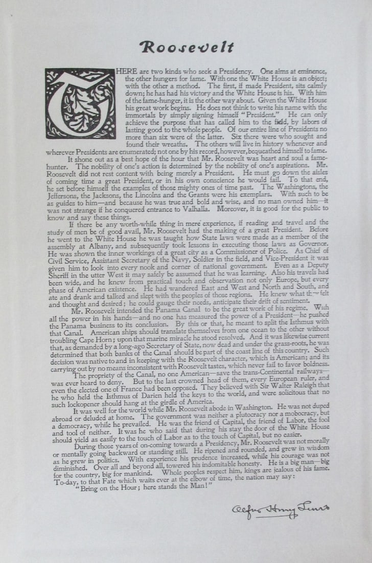 Tribute to President Theodore Roosevelt: Tribute to President Theodore Roosevelt Artist: After Gilbert Stuart Print Type: Photogravure Date: 1907 Publisher: Bureau of National Literature & Art Dimensions: 14