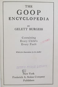 The Goop Encyclopedia - Gelett Burgess