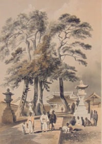 Temple of Ha-Tshu Man-Ya-Tshu-Ro at Simoda