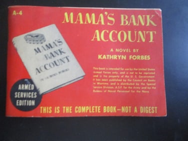 Mama's Bank Account - A4 Armed Service Edition
