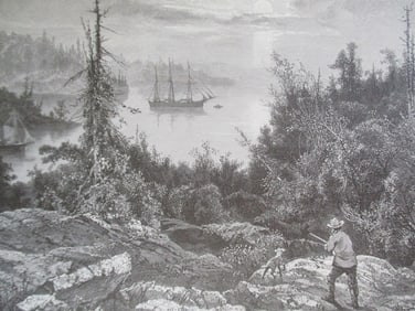 Parry Sound Village From The Harbour - Canada