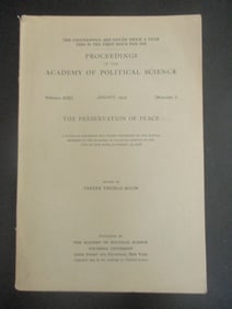 The Preservation of Peace