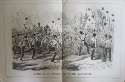 Militia Volunteers  - Punch Engraving