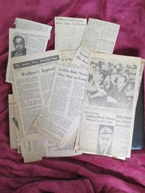 Groups of George Wallace Clippings