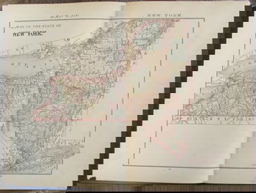 Map of the State of New York