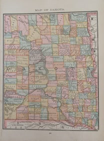 Map of Dakota Territory & Iowa