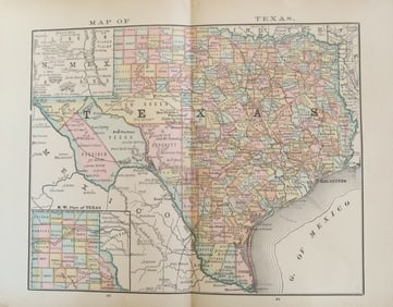 Map of the State of Texas