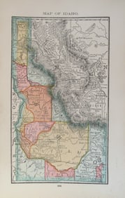 Map of Territory of Idaho