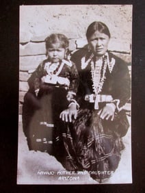 Navajo Mother and Daughter Arizona