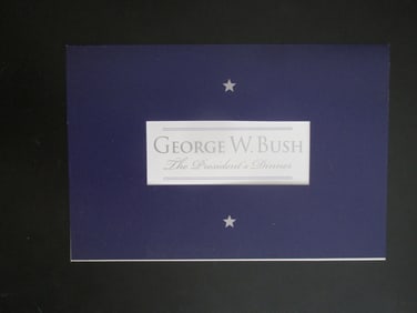 George W. Bush Invitation President's Dinner