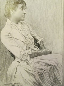 Portrait of Eleanora Duse
