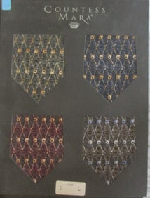 Countess Mara Necktie Sample Card