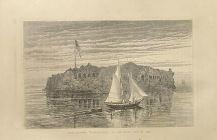 Fort Sumter Repossessed By The Union 1865