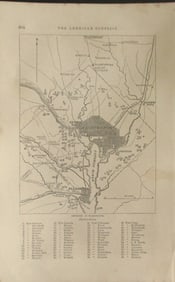 Map of Defenses of Washington Civil War