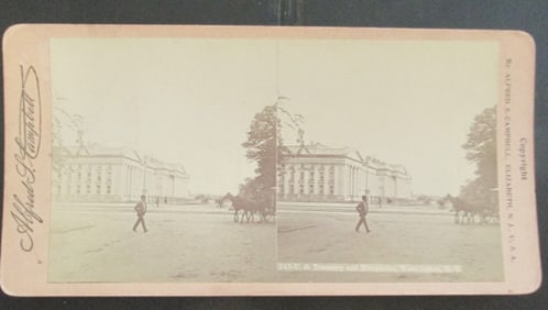 US Treasury and Monument Washington DC
