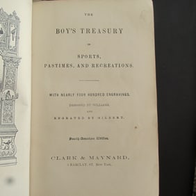 Boy's Treasury of Sports c1850
