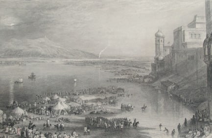 Pilgrims At The Sacred Fair of Hurdwar