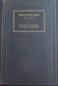 Senator Marvel Mills Logan Memorial Address