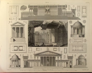 Temple at Baabec & Other Greek  Roman Architecture