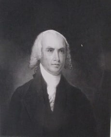 Portrait President James Madison - Folio Engraving