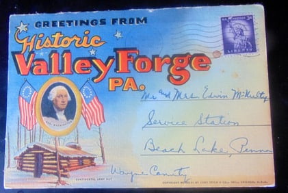 Valley Forge Pennsylvania Postcard Set