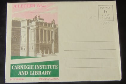 A Letter From Carnegie Institute and Library