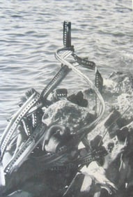 Twisted Steel on Hudson River Shore